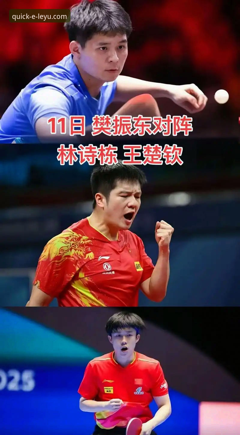 中国男乒三将表现大不同：林诗栋横扫vs梁靖崑险胜，谁更值得在乐鱼体育平台关注？